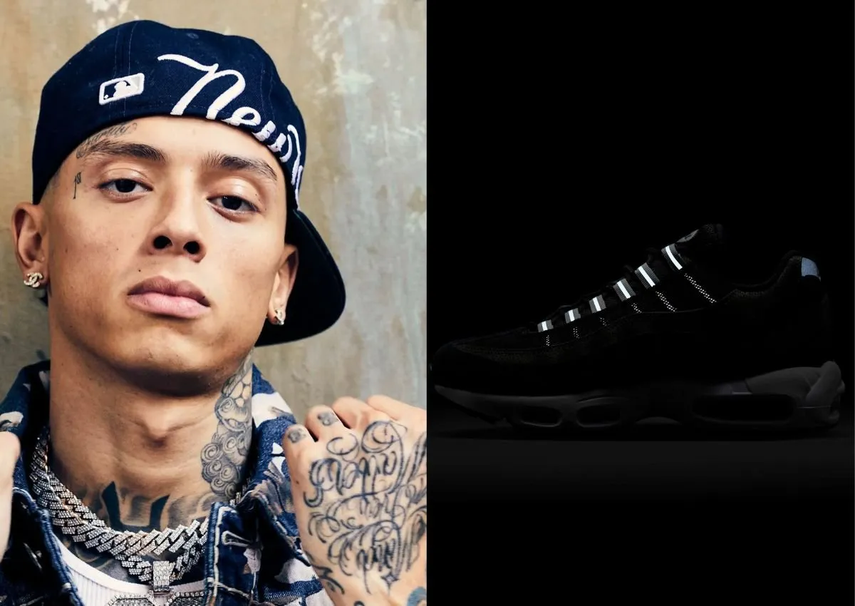 Hinh anh 5: Review Central Cee x Nike Air Max 95 Black Rose Gold