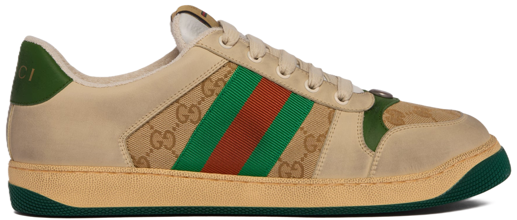 Giay Gucci GG Canvas Screener Sneaker 'White leather' 5465519Y9209666