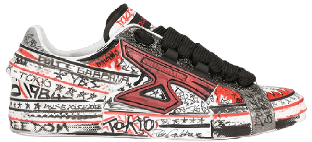 Giay Dolce & Gabbana Painted Calfskin Portofino 'Multicolor' CS2005AQ80780001