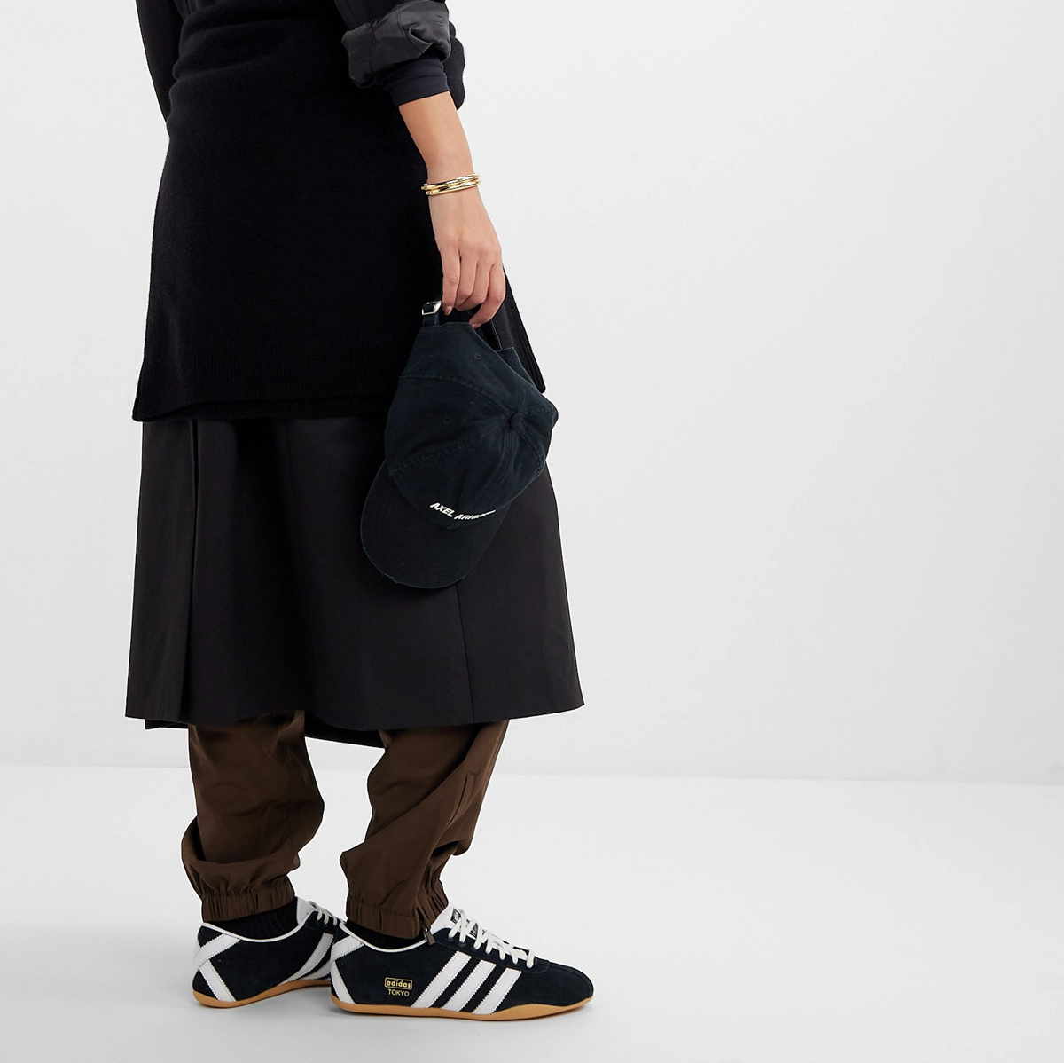 Alternative view of Giày Adidas Tokyo 'Black White' JI0183