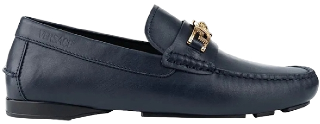 Giay Versace Gold Logo Hardware 'Navy' 1009707-D1VS-1U04V