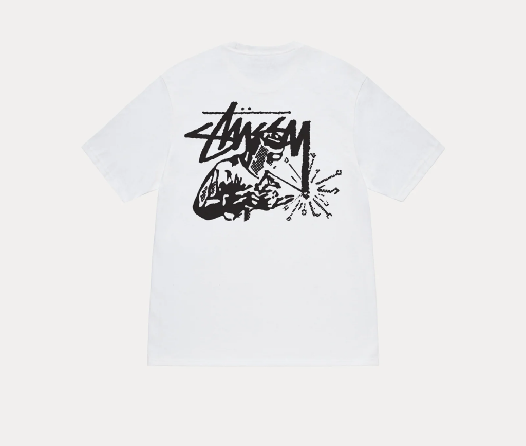 Ao Stussy Welder Tee 'White' 1905138
