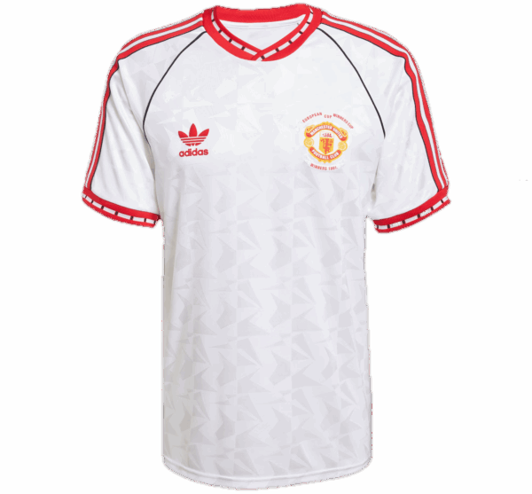 Áo Adidas Manchester United 1991 'White Red' JF0376