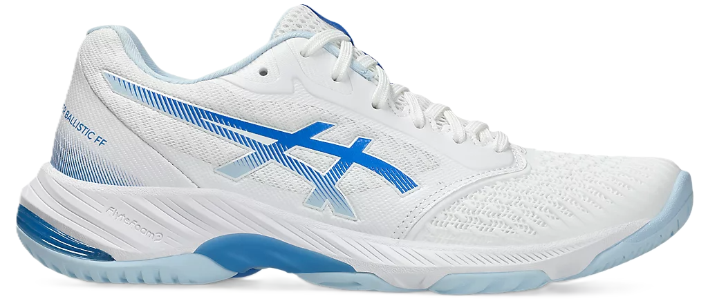 Giay Asics Netburner Ballistic FF 3 'White Blue Coast' 1052A069-111