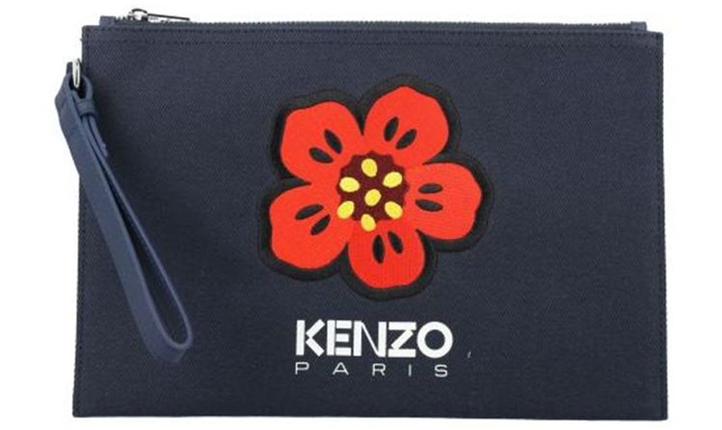 Tui Kenzo Boke Flower Clutch 'Blue' FD65PM902F34-76