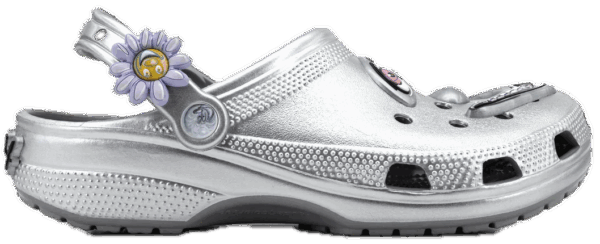 Dép Crocs x Kenny Scharf Classic Clog 'Silver' 209487-040