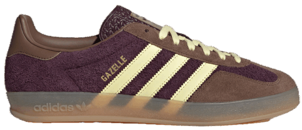 Giay Adidas Gazelle Indoor 'Maroon Almost Yellow' JI0324