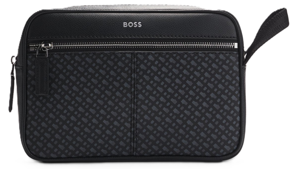 Tui Hugo Boss Beauty Case Faux Monograms Model 'Black' 4063542969996