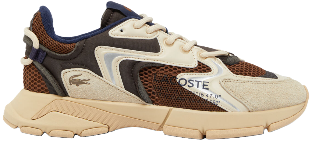 Giay Lacoste  L003 Neo Sneakers 'Brown' 48SMA0055-2A5
