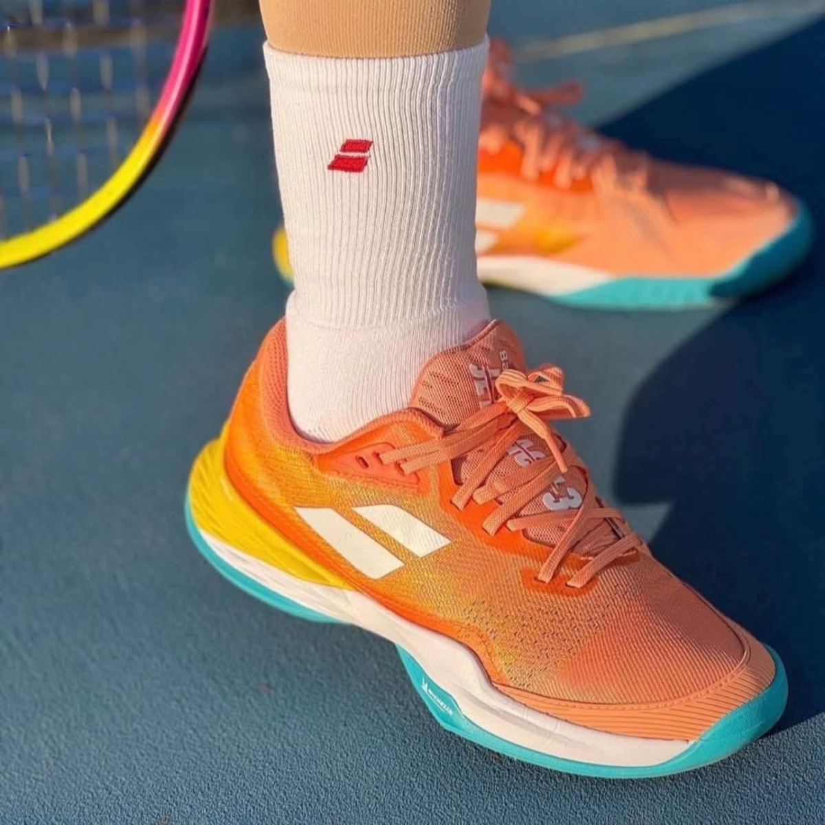 Alternative view of Giày Babolat Jet Mach III 'Clay Coral Gold' 31S24630-6018