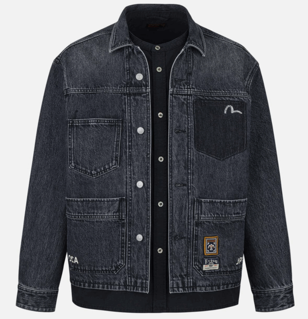 Áo Evisu Daicock Seagull Fit 2-in-1 'Grey' 2ESHTM5DJ1048RXDN