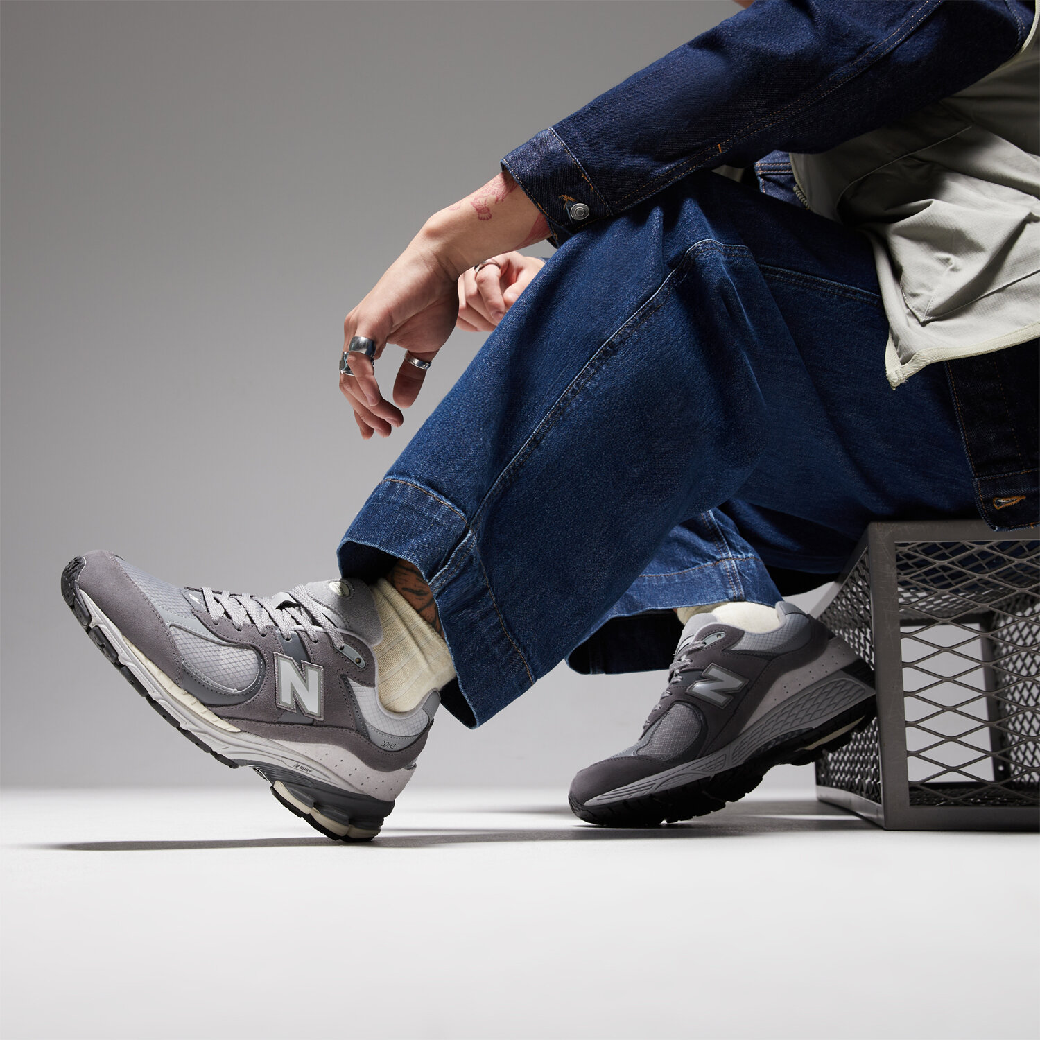 Alternative view of Giày New Balance 2002R 'Castlerock Raincloud' U2002RTF