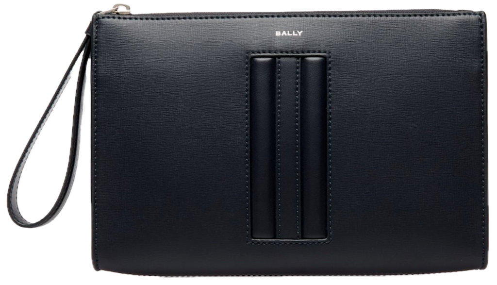 Tui Bally Mythos Pouch In Recycled Leather 'Navy' 6310280