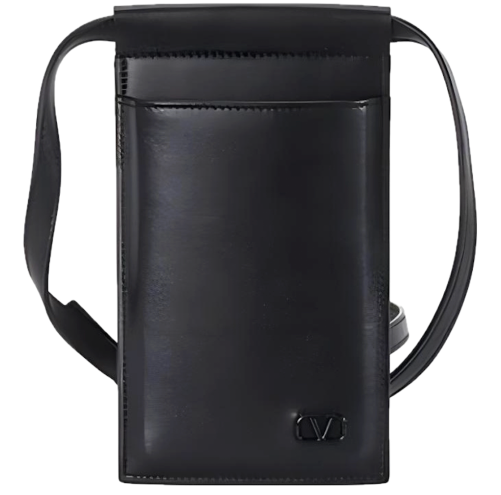 Tui Valentino Leather Shoulder Bag 'Black' 2Y2P0U15ZQU0NO