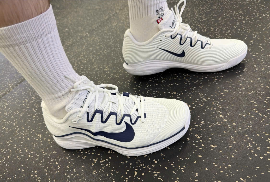 Alternative view of Giày Nike Court Air Zoom Vapor 12 HC 'White Midnight' IB7168-100