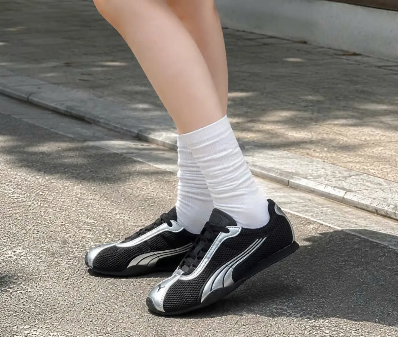 Alternative view of Giày Puma H-Street OG 'Black Silver' 403692-02