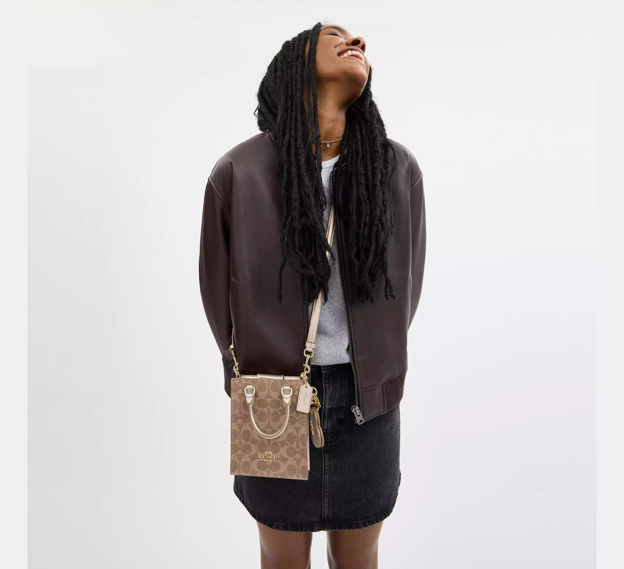 Alternative view of Túi Coach Boxed Mini Tote Bag 'Tan' CX188-IMXD3