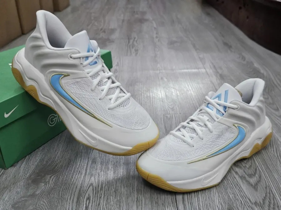 Giày Nike Immortality 4 'White Aquarius Blue' FQ3680-101 - Ảnh 2