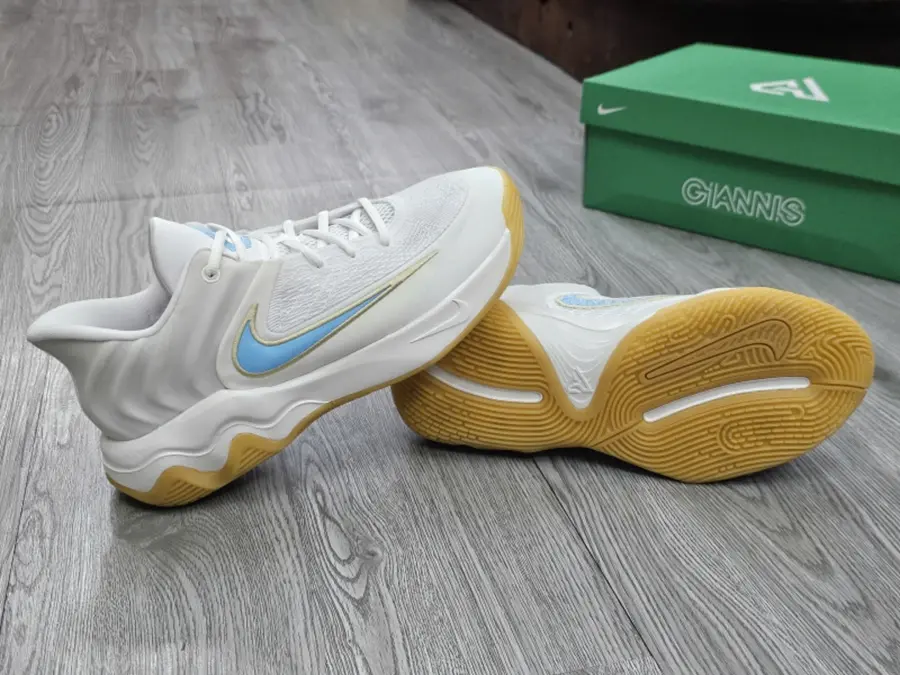 Giày Nike Immortality 4 'White Aquarius Blue' FQ3680-101 - Ảnh 5