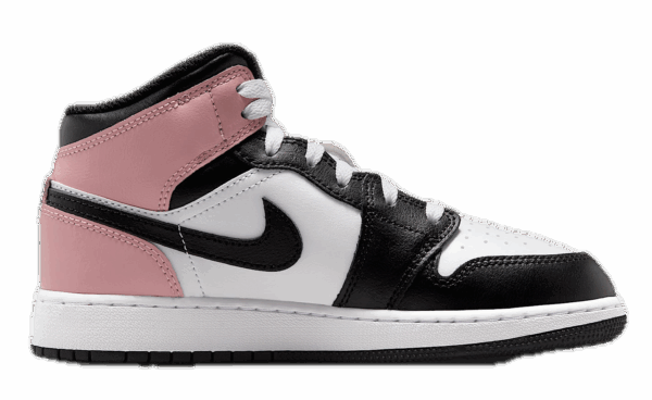 Giày Nike Air Jordan 1 Mid 'White Pink Black' DQ8423-100