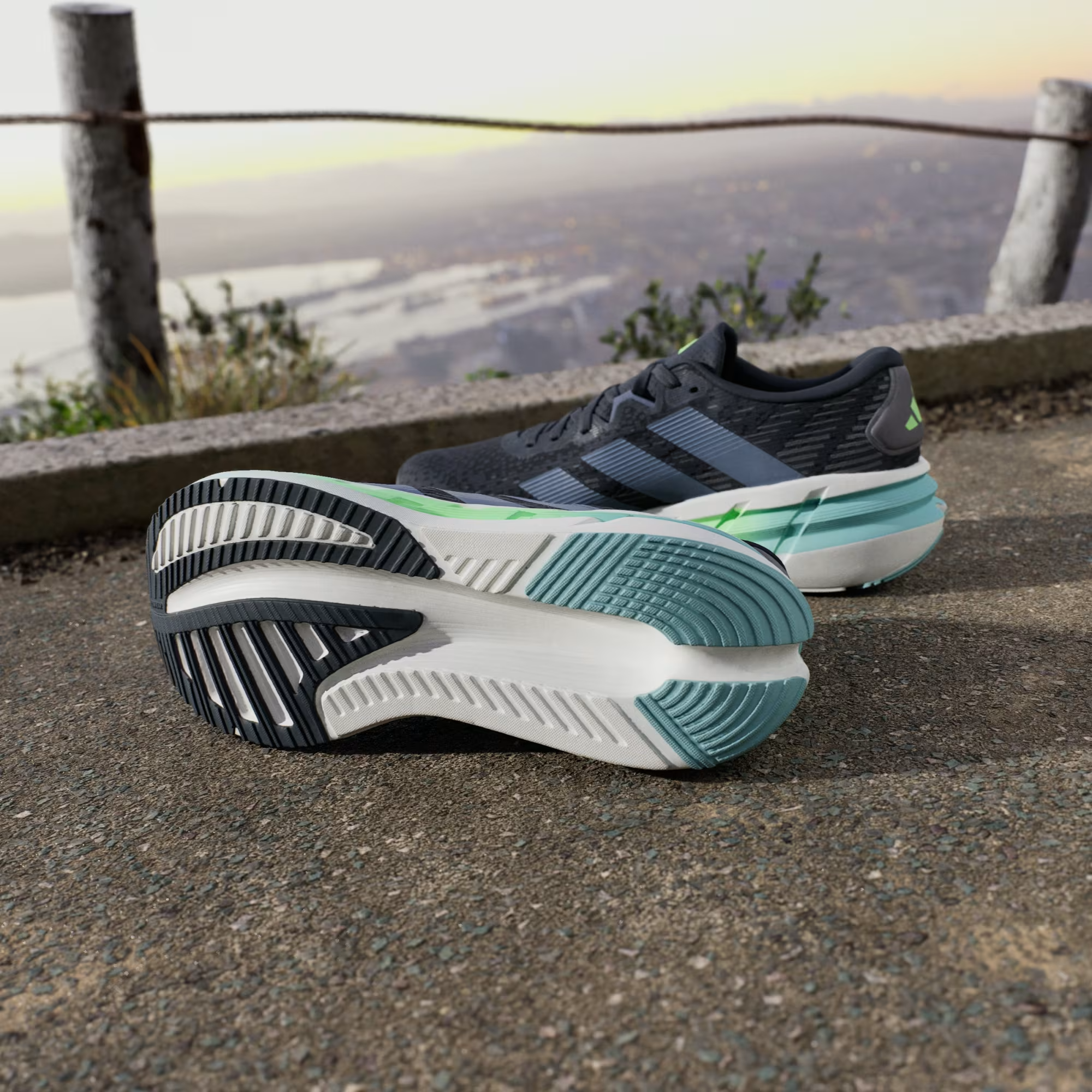 Giày Adidas Adistar 4 'Aurora Ink ' JR0310 - Ảnh 2