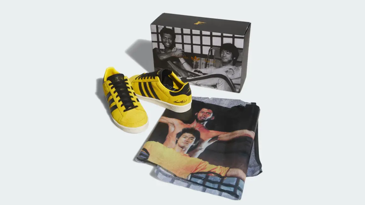 adidas Jabbar Lo Game of Death, giay the thao lay cam hung tu Bruce Lee, Kareem Abdul-Jabbar va bo phim Game of Death.
