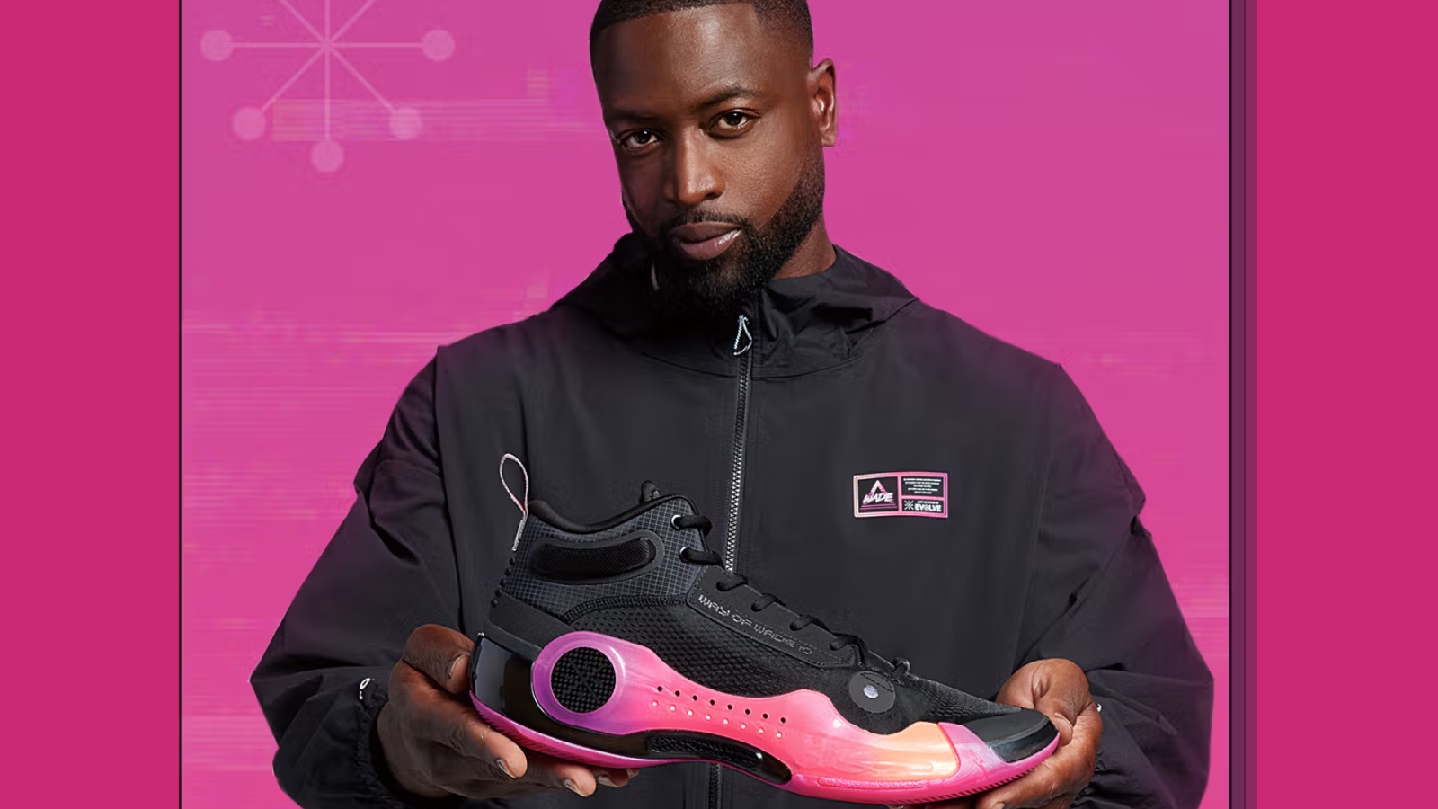 Hinh anh 1: Dwyane Wade voi giay Way of Wade tu Li-Ning