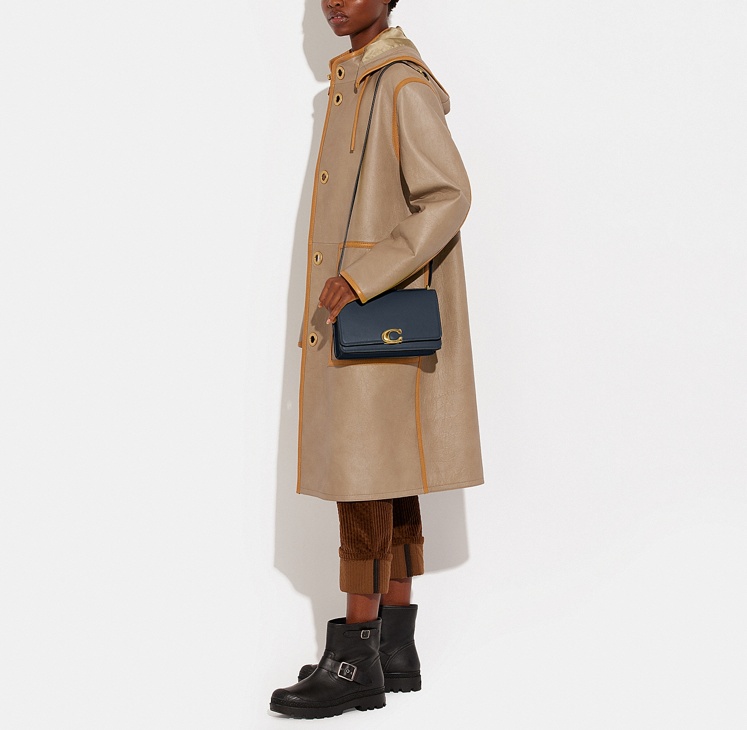 Alternative view of Túi Coach Shoulder 'Denim' CC416-B4DE