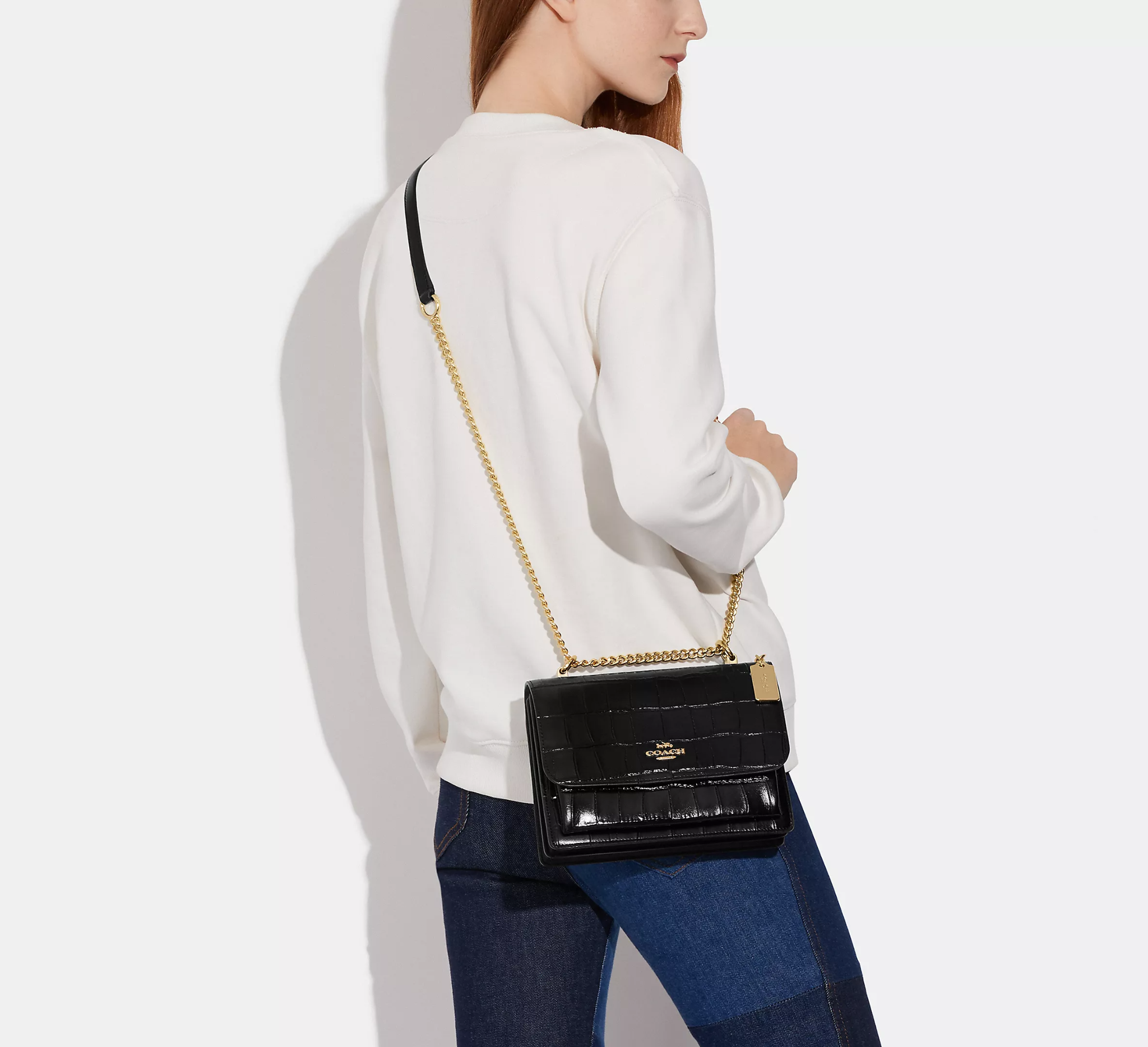 Alternative view of Túi Coach Klare Crossbody 'Black' CC840-IMBLK