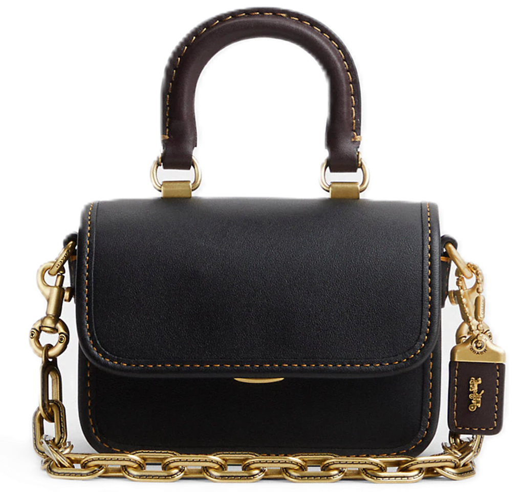 Túi Coach Rogue Top Handle 12 Colorblock 'Black' CM423-B4M2
