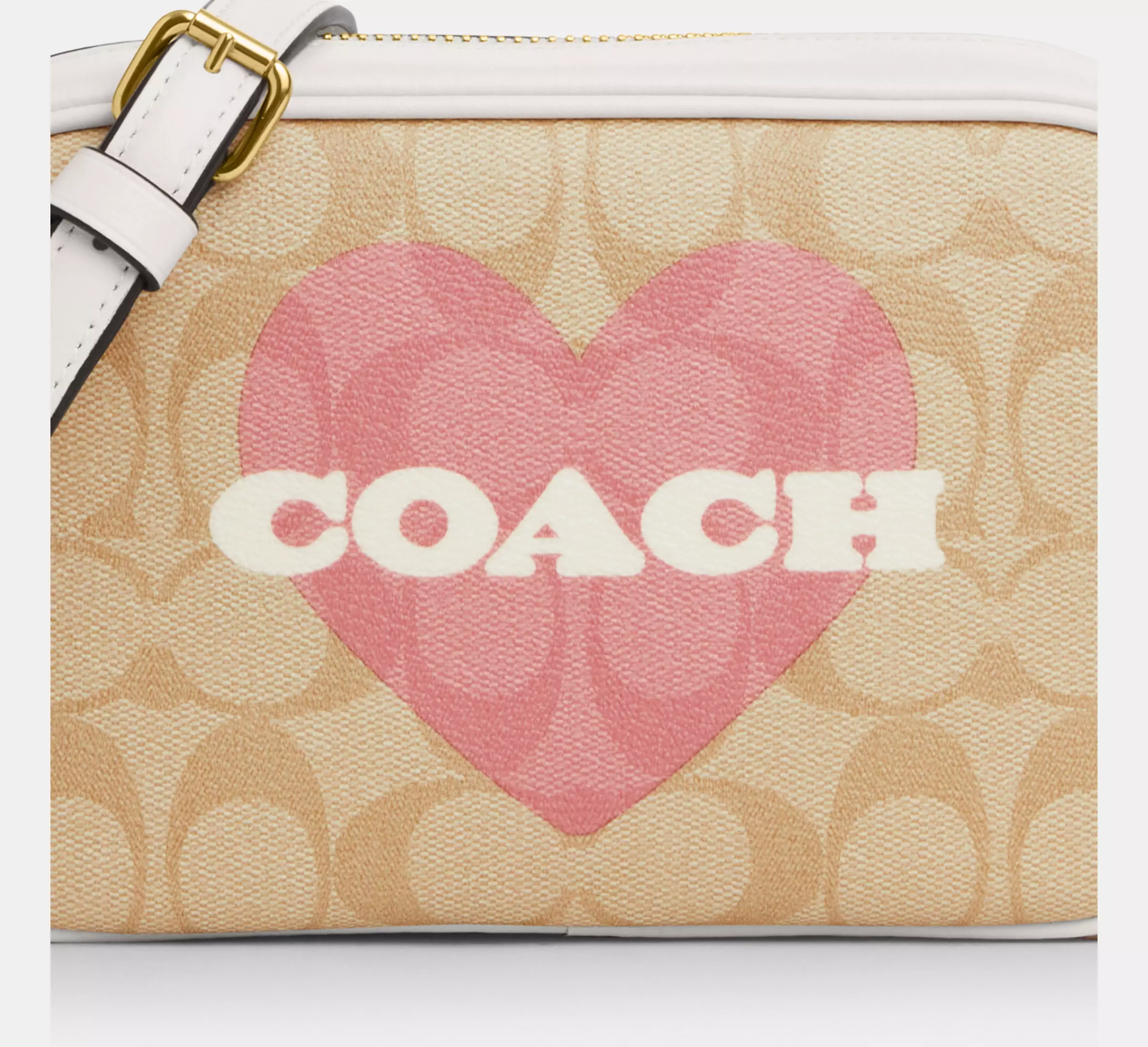 Alternative view of Túi Coach Mini Signature Canvas 'Light Khaki' CO939-IMOTV