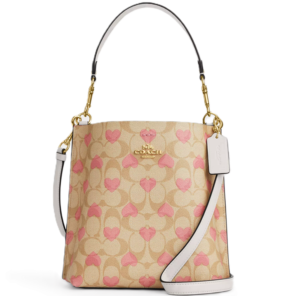 Túi Coach Mollie Bucket 22 Signature Canvas 'Light Khaki' CP056-IMOTV