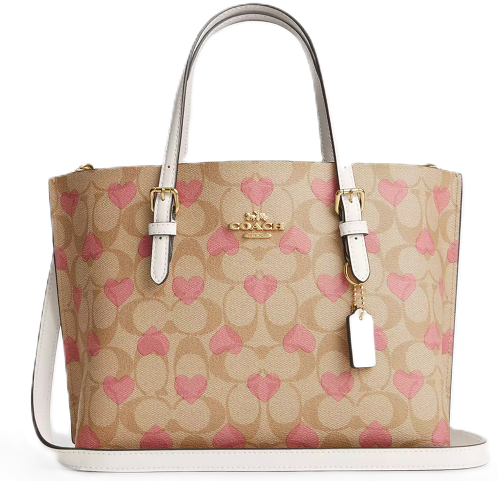 Túi Coach Mollie Tote 25 Signature Canvas 'Light Khaki' CP057-IMOTV