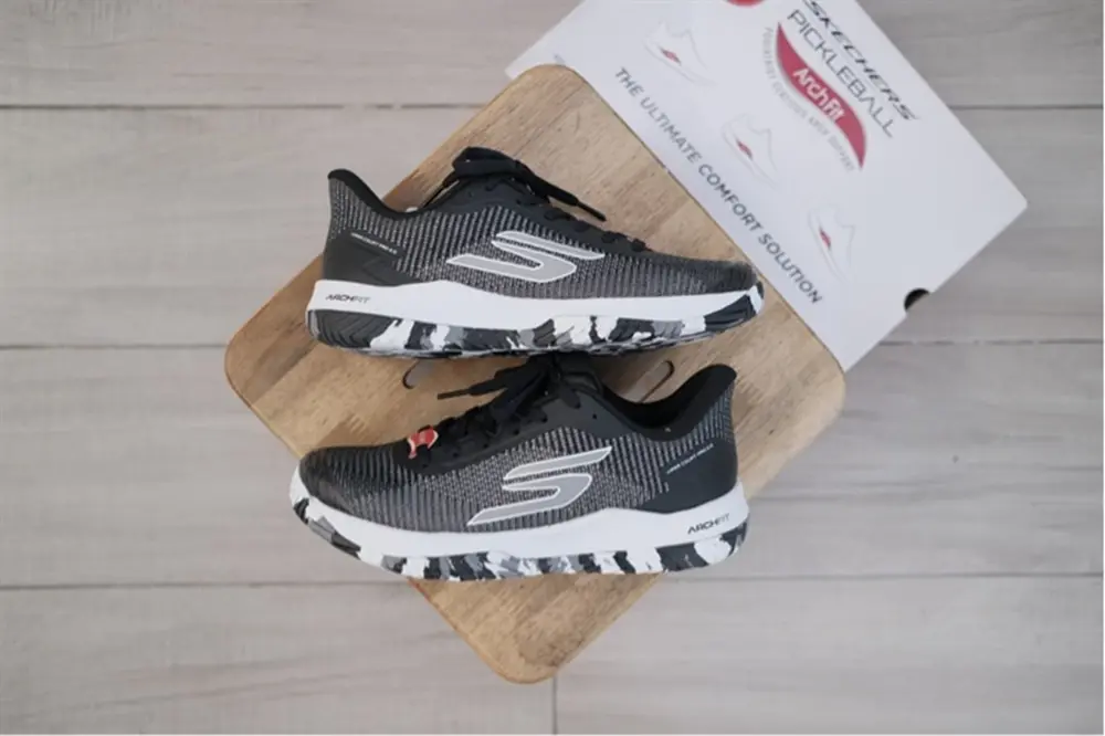 Alternative view of Giày Skechers Viper Court Pro 2.0 'Black White' 172109-BKW
