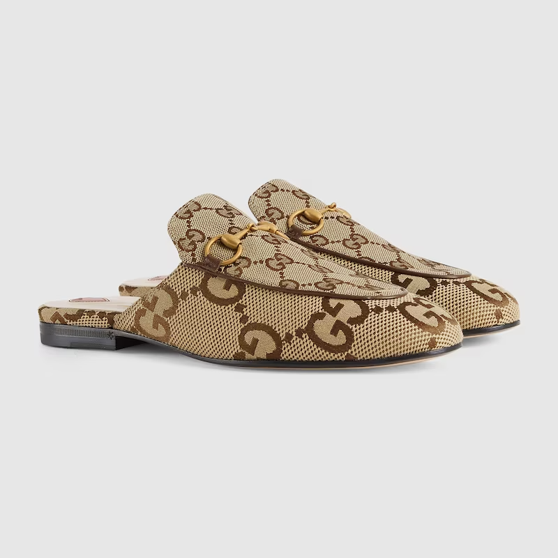 Alternative view of Giày Gucci Jumbo GG Princetown Slipper 'Camel' ‎475094-UKO60-2588