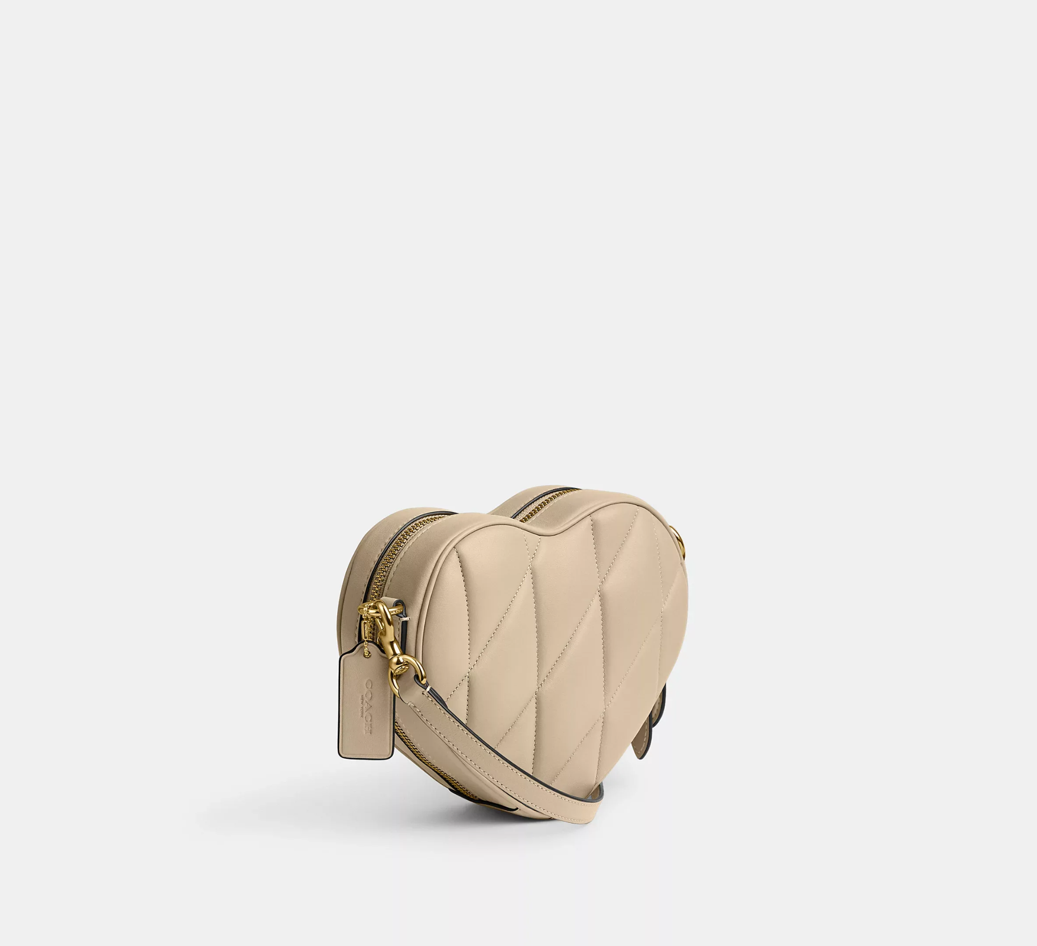 Alternative view of Túi Coach Heart Crossbody Quilting 'Ivory' CE725-B4IY