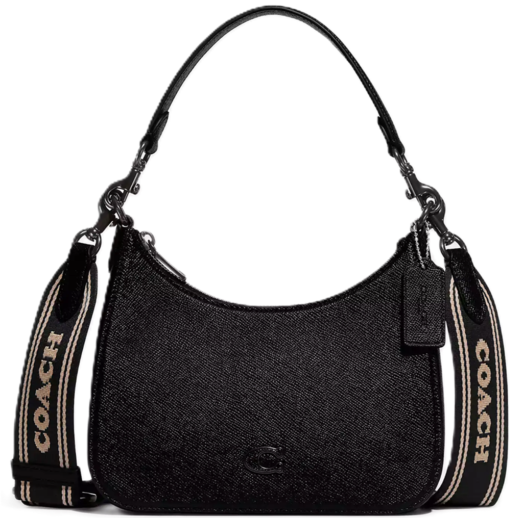 Túi Coach Hobo Signature Canvas Detail 'Black' CJ842-BLK