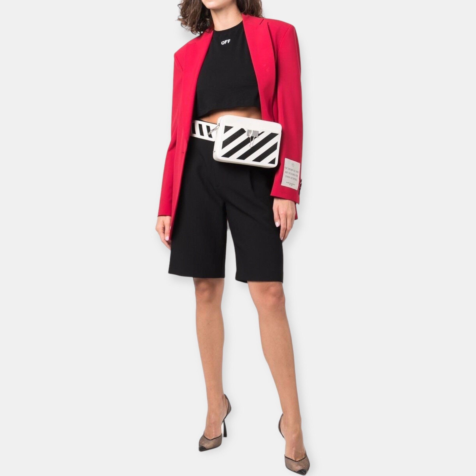 Alternative view of Túi Off-White Crossbody Bag 'White' OWNN020F21LEA0020110