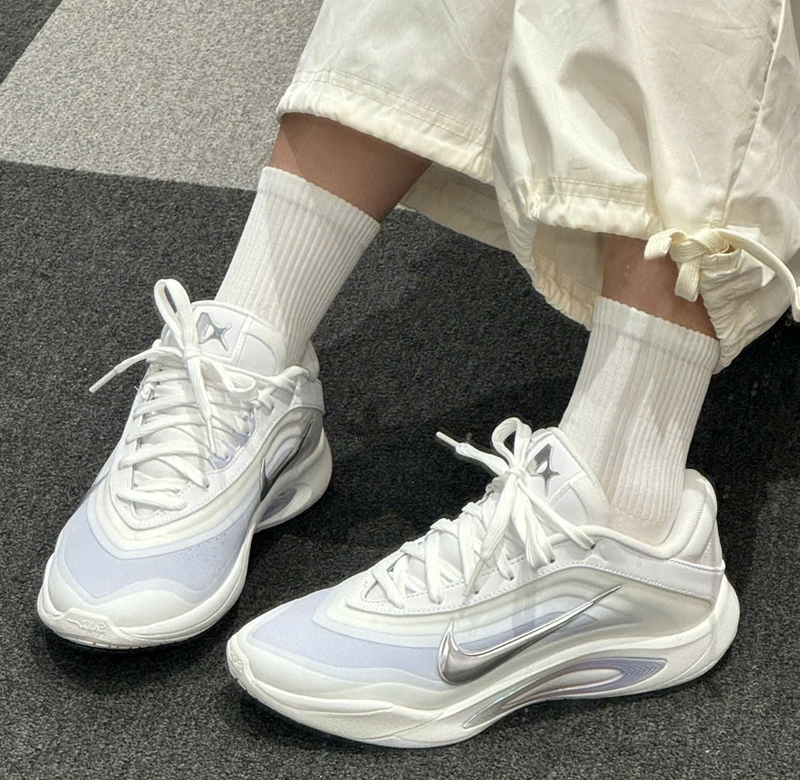 Alternative view of Giày Nike A'ja Wilson A'One 'Pearl' FZ8605-100