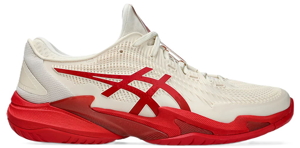 Giày Asics Court FF 3 Novak 'Cream Red' 1041A522-968