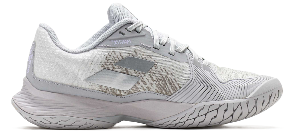 Giày Babolat Jet Mach 3 All Court 'White Grey' 3A1S25B630-1072