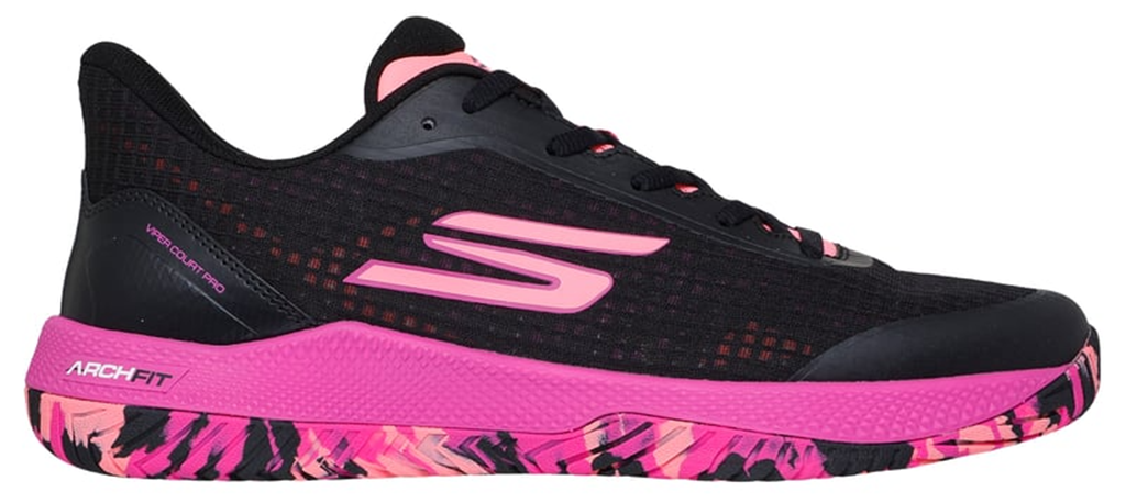 Giày Skechers Viper Court Pro 'Black Pink' 246069-BKHP