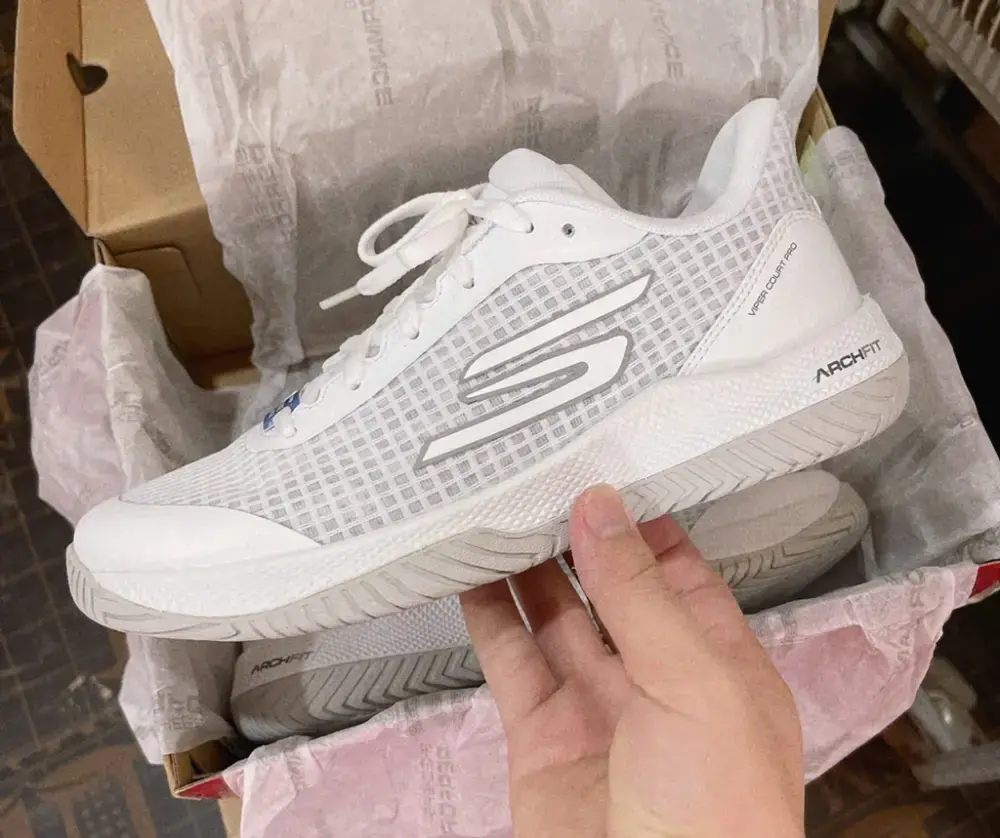 Alternative view of Giày Skechers Viper Court Pro 'White' 172069C-WHT