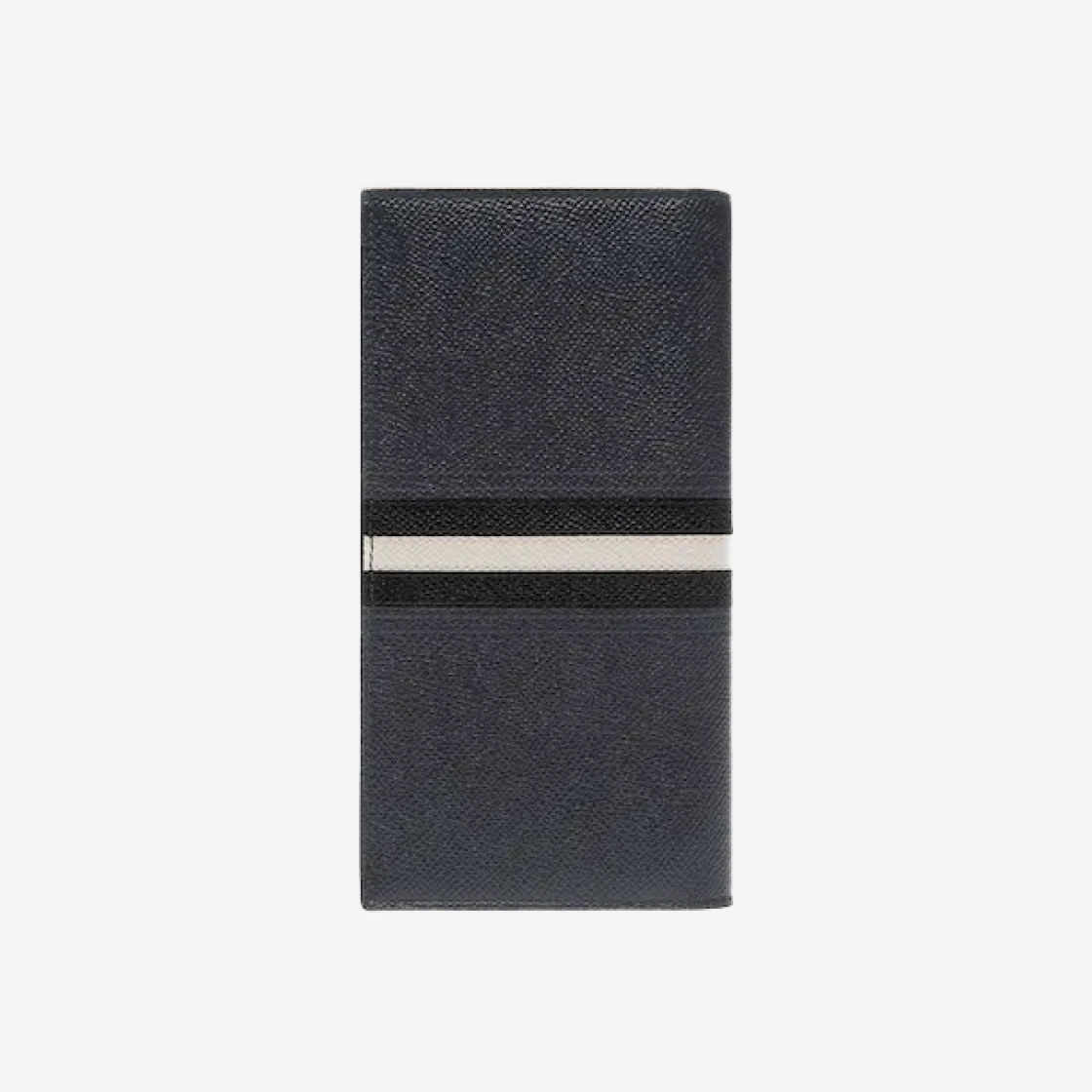 Alternative view of Ví Bally Taliro Lettering Leather Continental 'Blue' 6218069