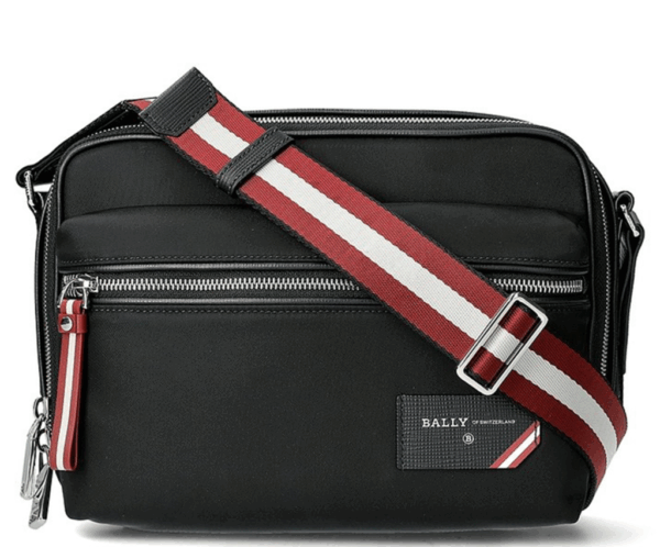 Túi Bally Fiji Techno Nylon Reporter Bag 'Black' 6226347