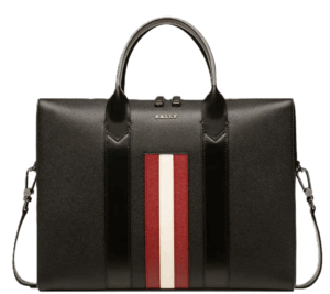 Túi Bally Elter Leather Business Bag 'Black' 6236757