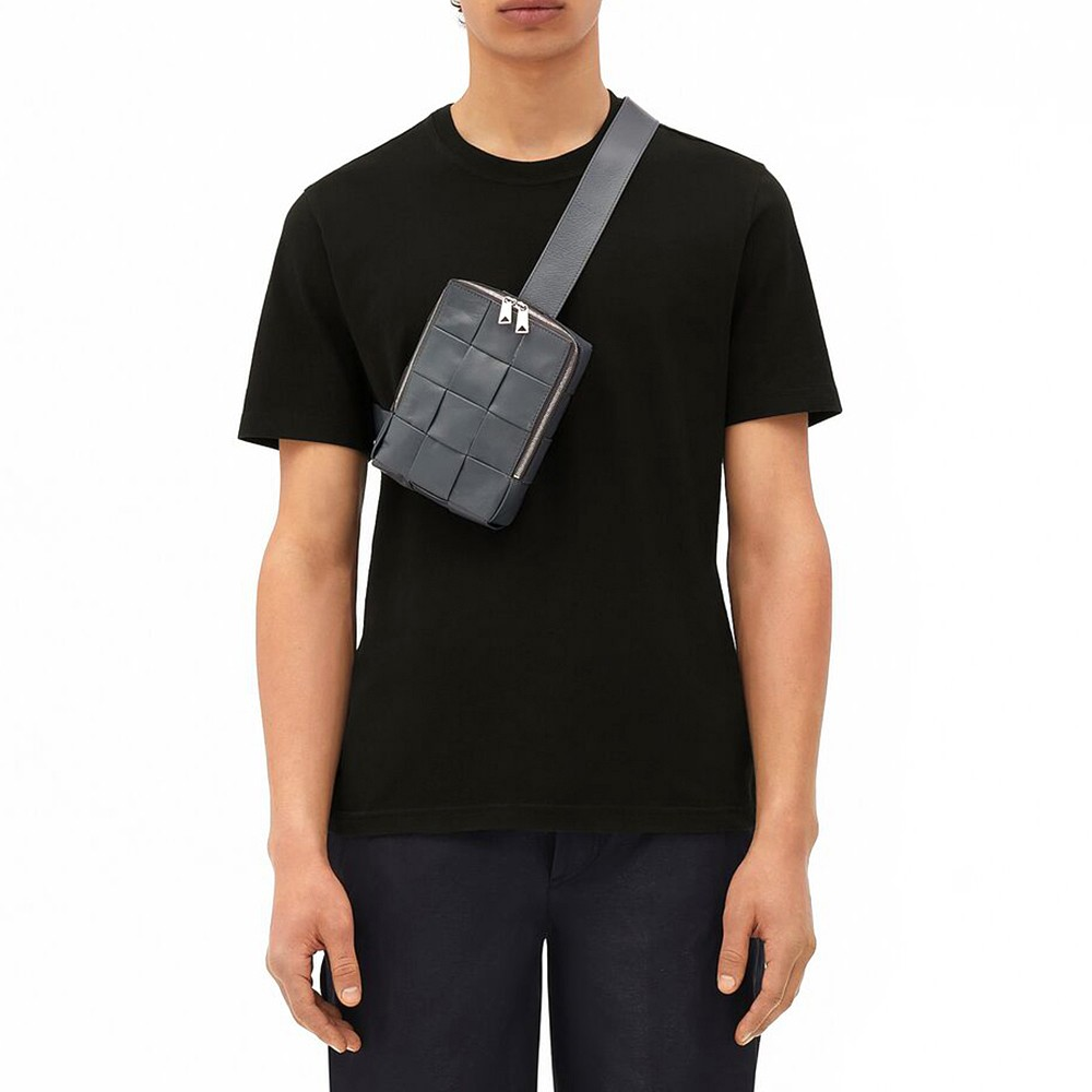 Alternative view of Túi Bottega Veneta Cassette Sling 'Grey' 701366VCQ721242