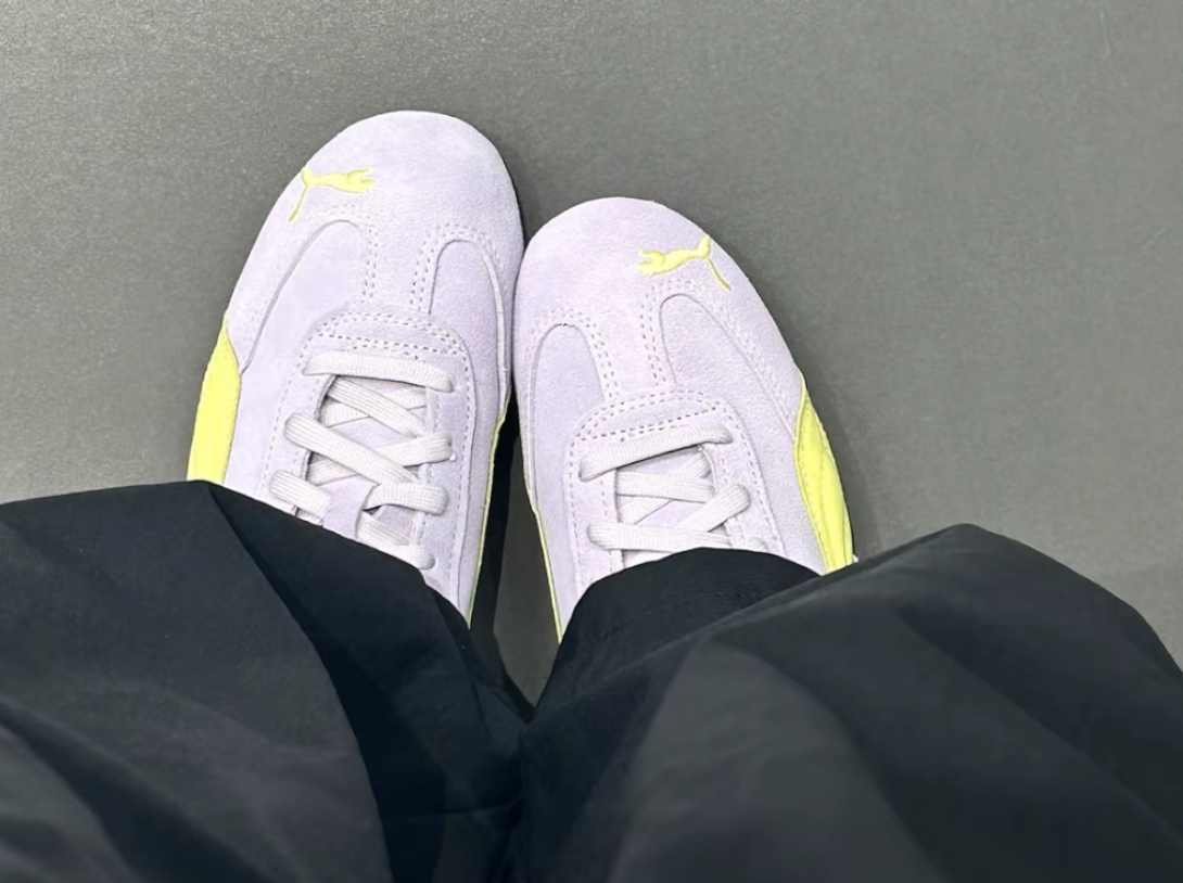 Alternative view of Giày Puma Speedcat Abrasion 'Grey' 406329-51