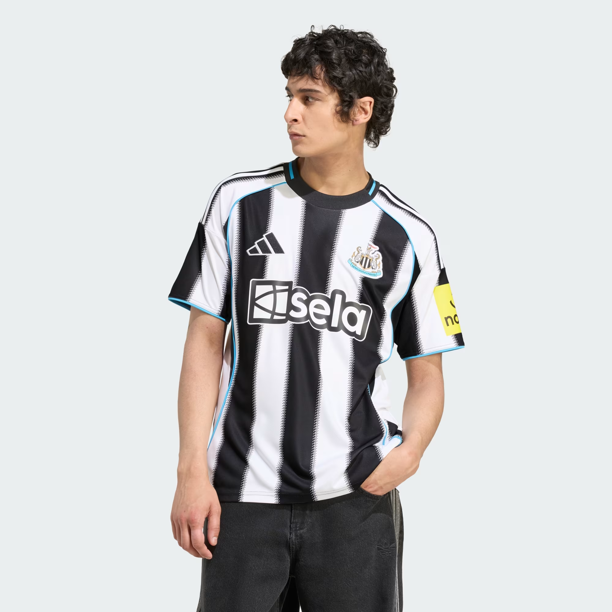 Áo Adidas Newcastle United 2025/26 'Black White' JI7382 - Ảnh 2