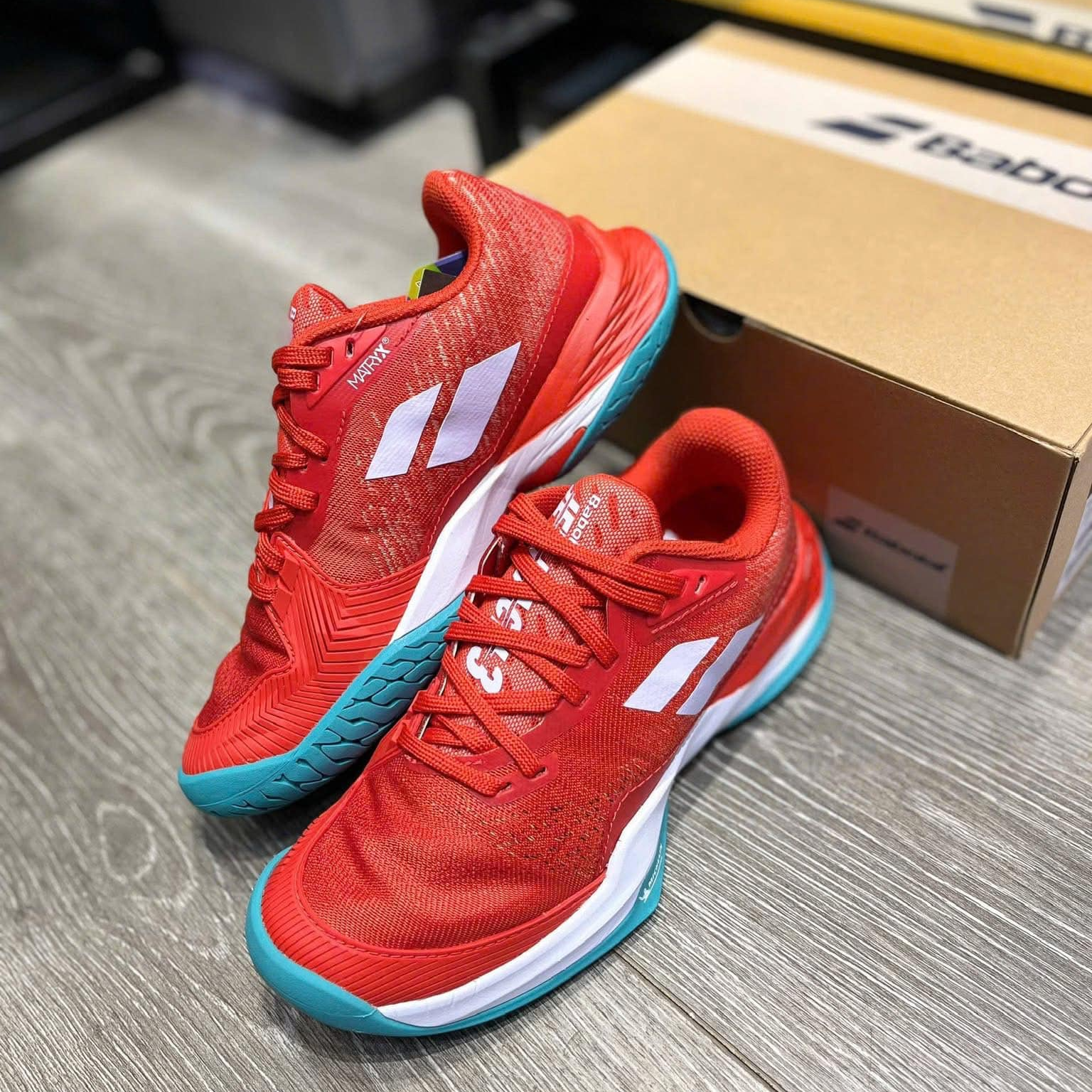 Alternative view of Giày Babolat Jet Mach 3 All Court 'Fiesta Red' 3A1S25C630-5061